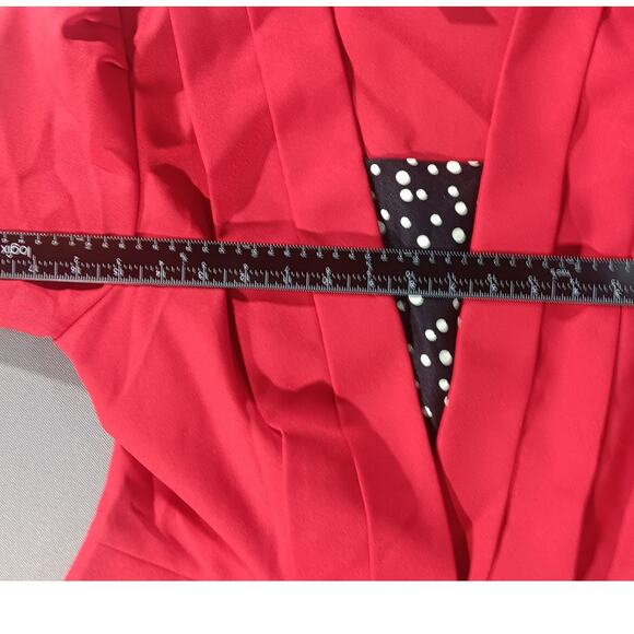 Vintage Tabby of California Red Blazer Size 14P 80s Power Suit Jacket USA Made - Picture 5 of 7